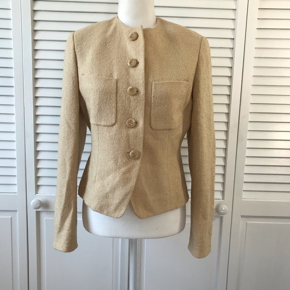 CARLISLE Yellow Blazer Size 8 - Picture 1 of 7
